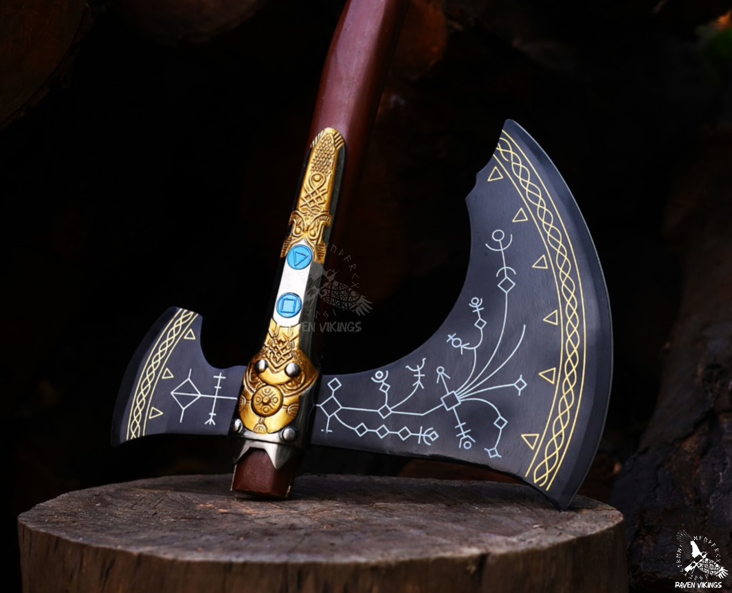 Handcrafted Leviathan Axe combines premium materials with authentic detailing for the ultimate