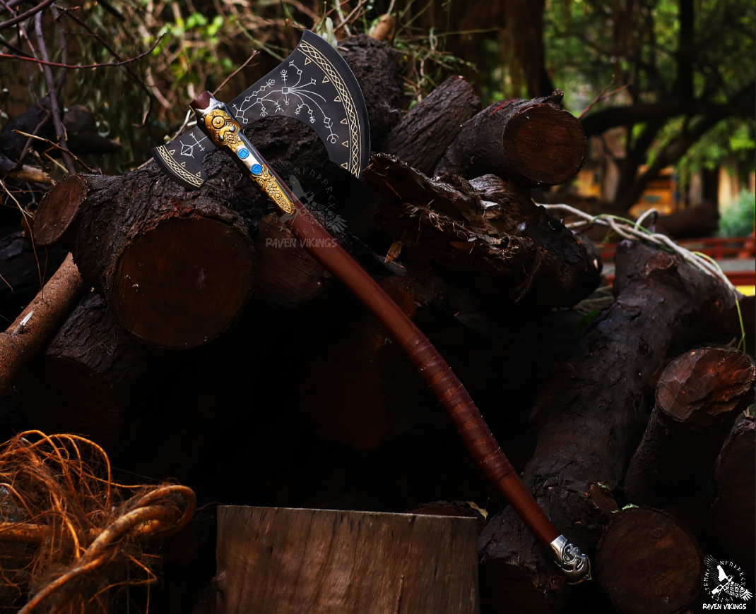 Handcrafted Leviathan Axe combines premium materials with authentic detailing for the ultimate