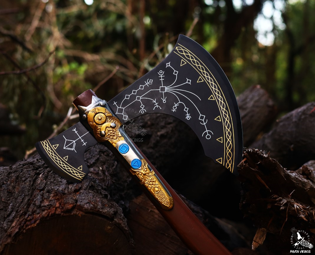 Handcrafted Leviathan Axe combines premium materials with authentic detailing for the ultimate