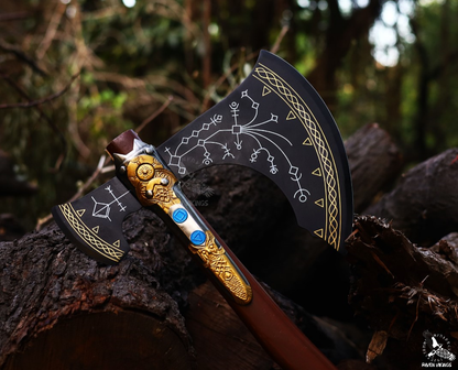 Handcrafted Leviathan Axe combines premium materials with authentic detailing for the ultimate