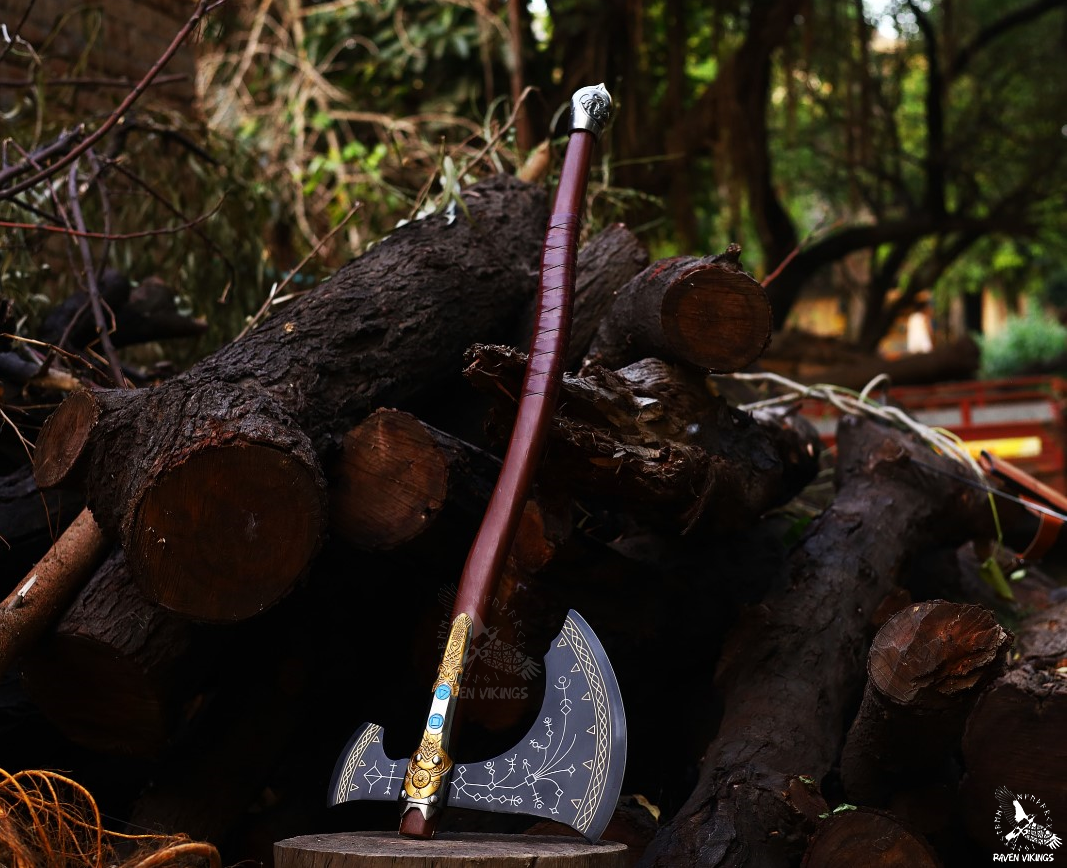 Handcrafted Leviathan Axe combines premium materials with authentic detailing for the ultimate
